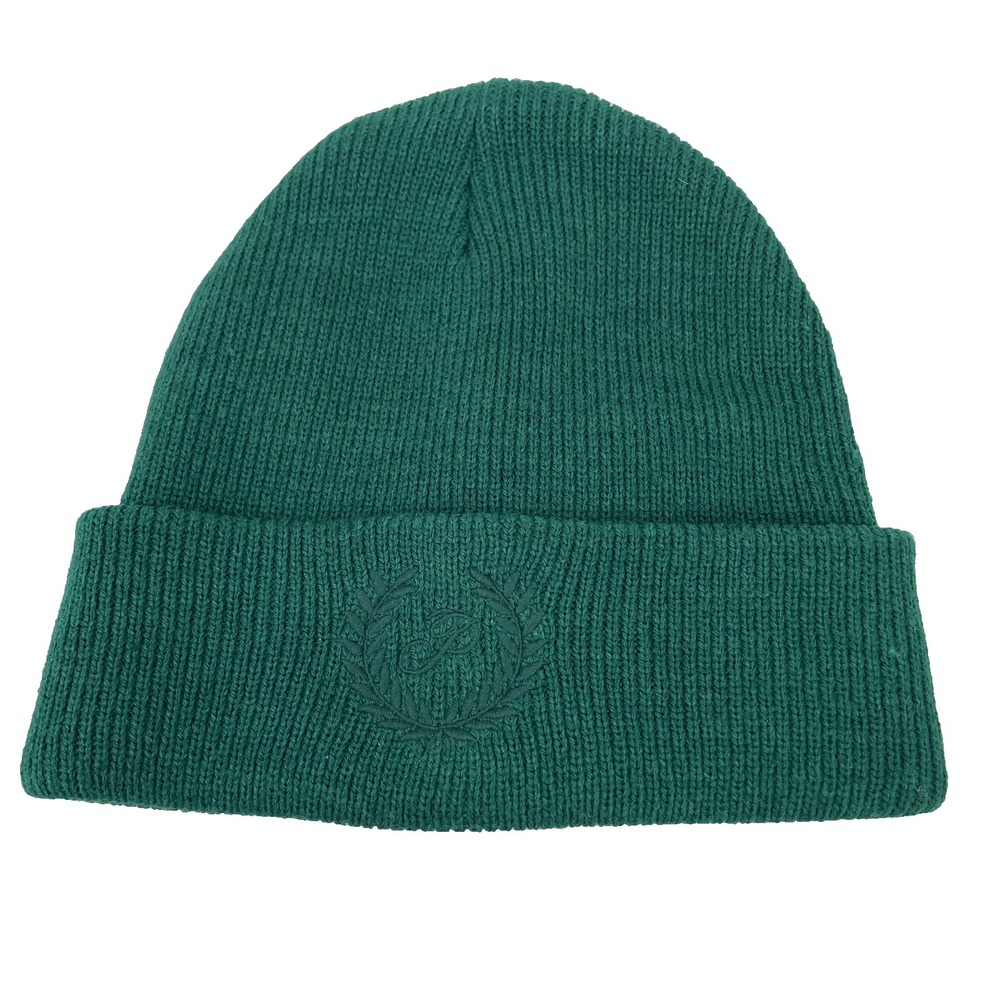 Victoria's Secret Pink Ribbed Beanie Winter Hat Green